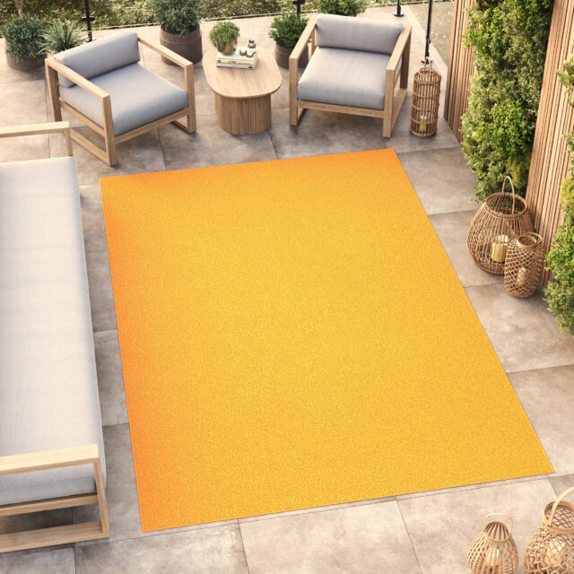 Vloerkleed Mono Indoor Outdoor Geel
