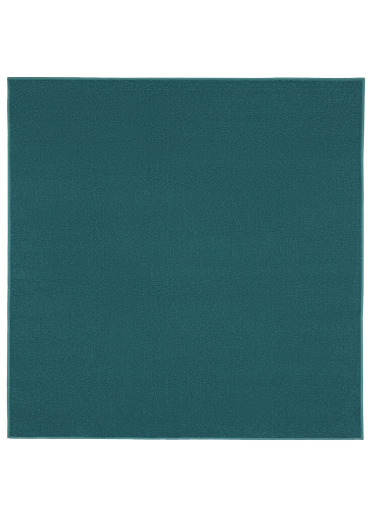Vloerkleed Mono Vierkant Indoor Outdoor Blauw