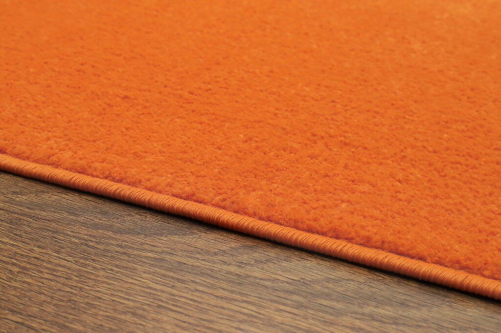 Vloerkleed Mono Vierkant Indoor Outdoor Oranje