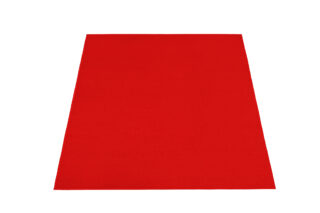 Vloerkleed Mono Vierkant Indoor Outdoor Rood