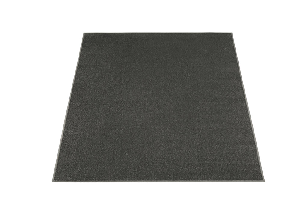 Vloerkleed Mono Vierkant Indoor Outdoor Donker Grijs