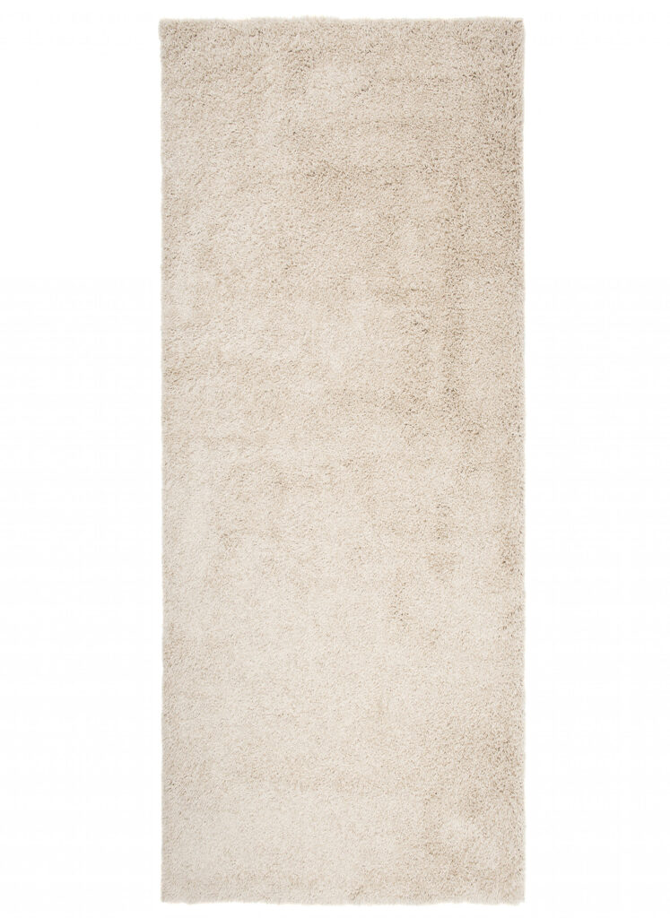Loper Essence Hoogpolig Effen Licht Beige