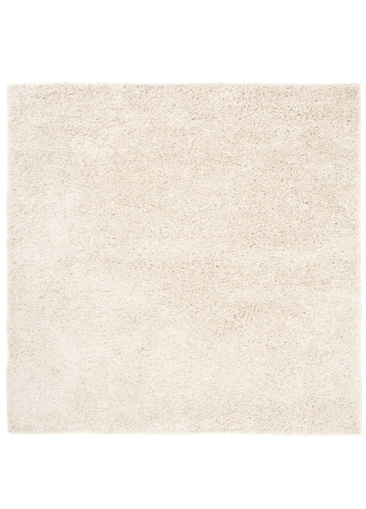 Vloerkleed Essence Vierkant Hoogpolig Licht Beige