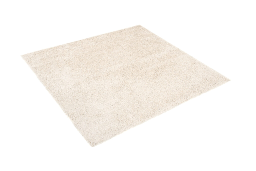 Vloerkleed Essence Vierkant Hoogpolig Licht Beige