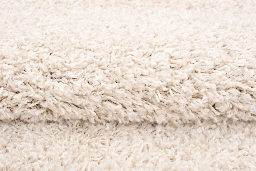 Vloerkleed Essence Vierkant Hoogpolig Licht Beige