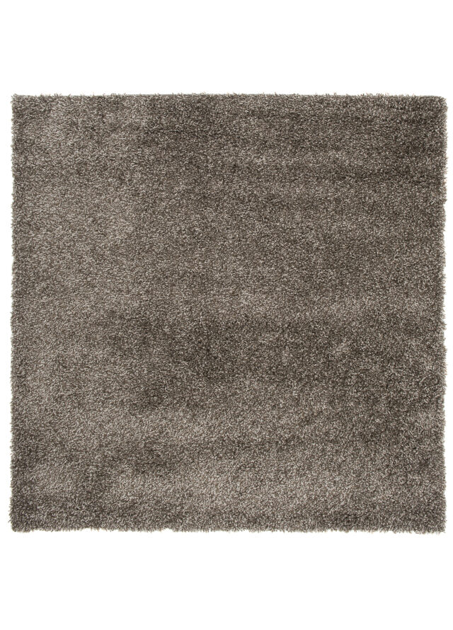 Vloerkleed Essence Vierkant Hoogpolig Taupe Grijs Melange