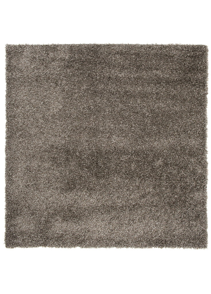 Vloerkleed Essence Vierkant Hoogpolig Taupe Grijs Melange