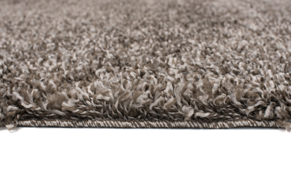 Vloerkleed Essence Vierkant Hoogpolig Taupe Grijs Melange