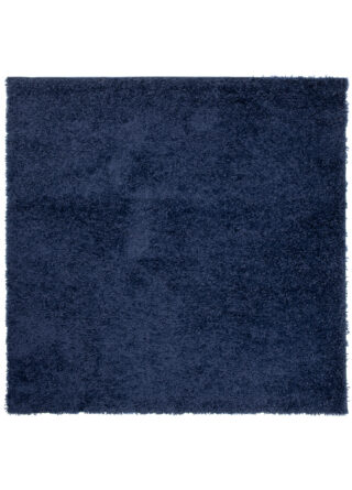 Vloerkleed Essence Vierkant Hoogpolig Marineblauw