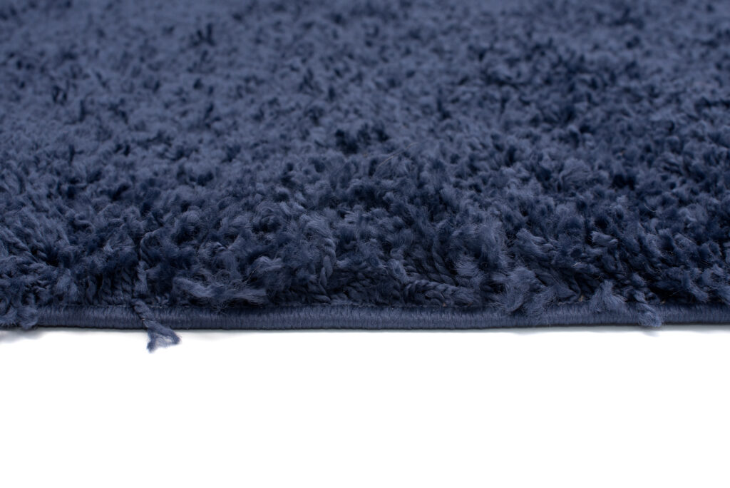 Vloerkleed Essence Vierkant Hoogpolig Marineblauw