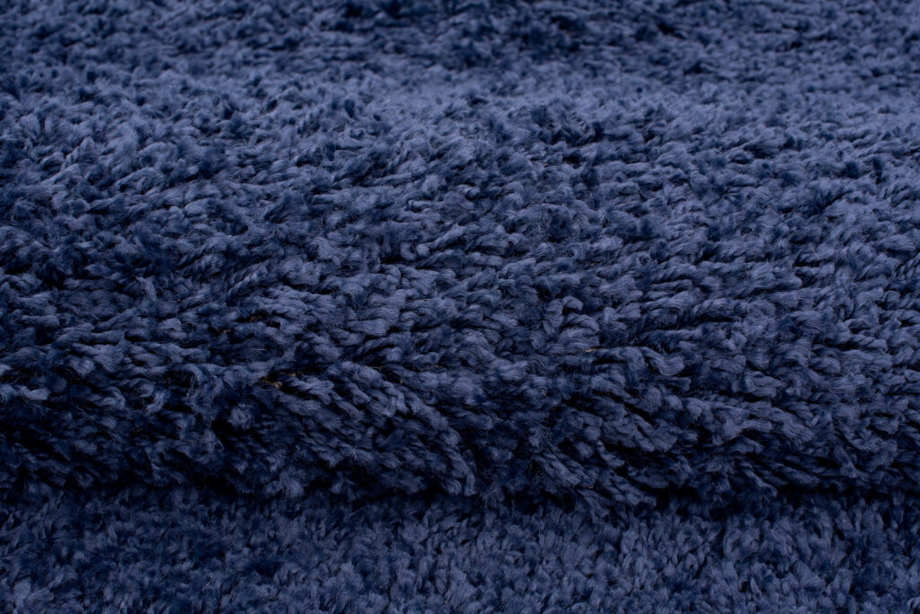 Vloerkleed Essence Vierkant Hoogpolig Marineblauw