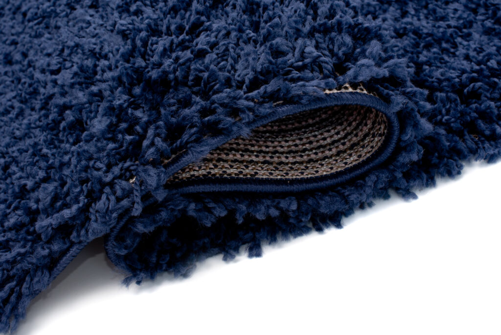 Loper Essence Hoogpolig Effen Marineblauw