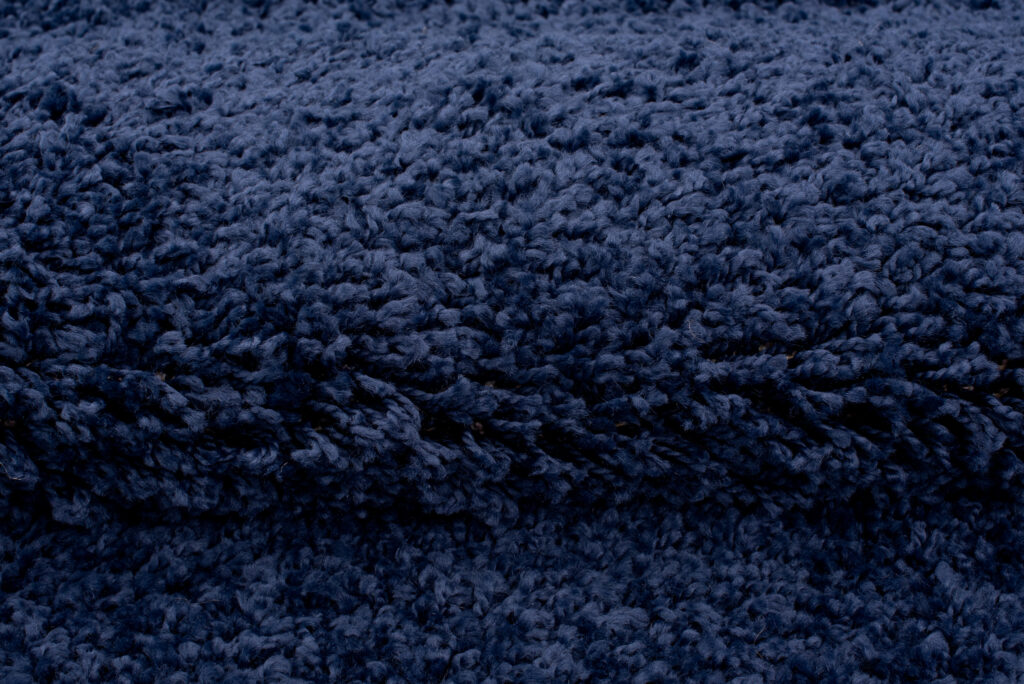 Loper Essence Hoogpolig Effen Marineblauw