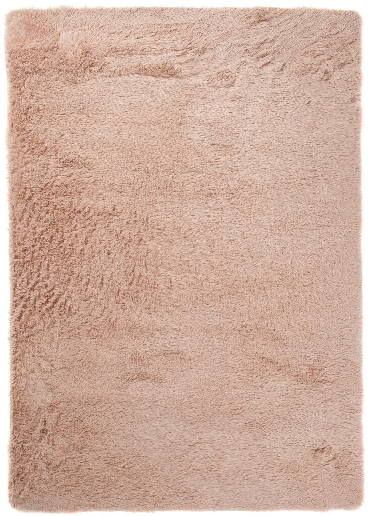 Vloerkleed Silk Antislip Shaggy Licht Beige