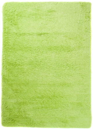 Vloerkleed Silk Antislip Shaggy Licht Groen
