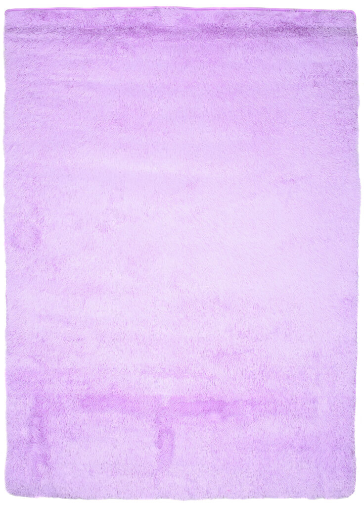 Vloerkleed Silk Antislip Shaggy Paars