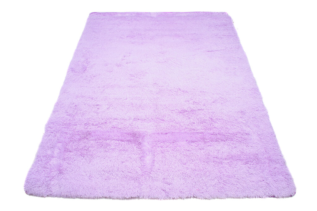 Vloerkleed Silk Antislip Shaggy Paars