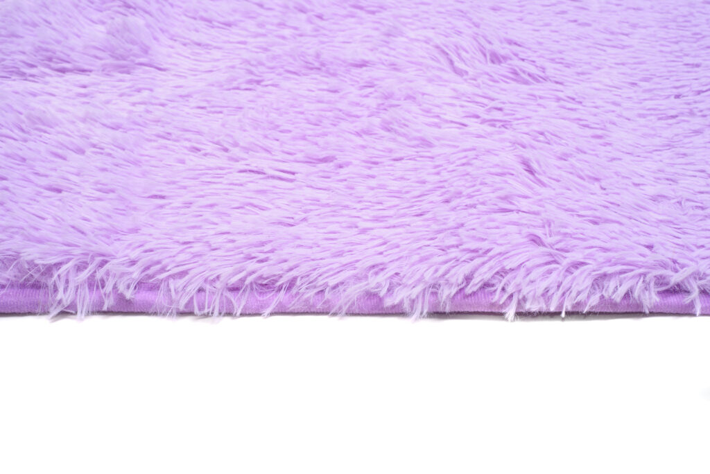Vloerkleed Silk Antislip Shaggy Paars