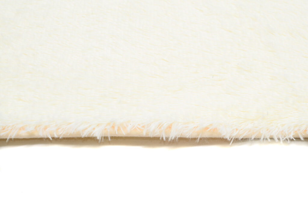 Vloerkleed Silk Antislip Shaggy Creme