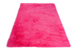 Vloerkleed Silk Antislip Shaggy Roze