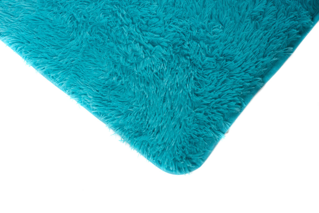 Vloerkleed Silk Antislip Shaggy Turkoois