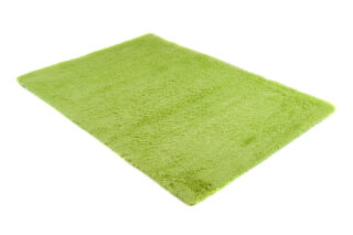Vloerkleed Silk Antislip Shaggy Licht Groen