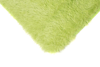 Vloerkleed Silk Antislip Shaggy Licht Groen