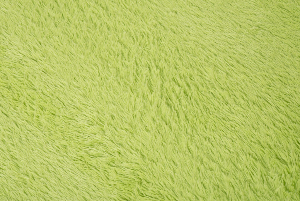 Vloerkleed Silk Antislip Shaggy Licht Groen