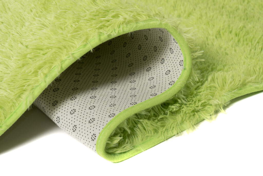 Vloerkleed Silk Antislip Shaggy Licht Groen