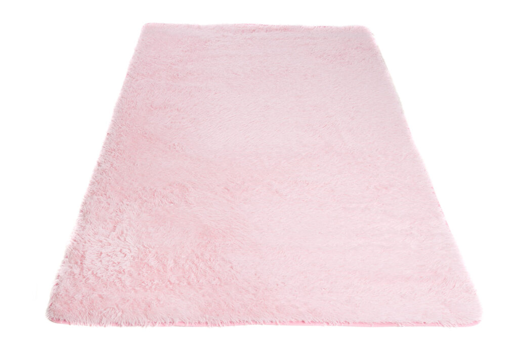 Vloerkleed Silk Antislip Shaggy Licht Roze
