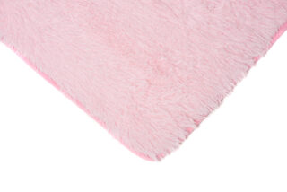 Vloerkleed Silk Antislip Shaggy Licht Roze