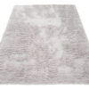 Vloerkleed Silk Antislip Shaggy Licht Grijs