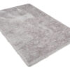 Vloerkleed Silk Antislip Shaggy Licht Grijs