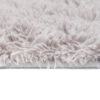 Vloerkleed Silk Antislip Shaggy Licht Grijs