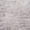 Vloerkleed Silk Antislip Shaggy Licht Grijs