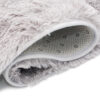 Vloerkleed Silk Antislip Shaggy Licht Grijs