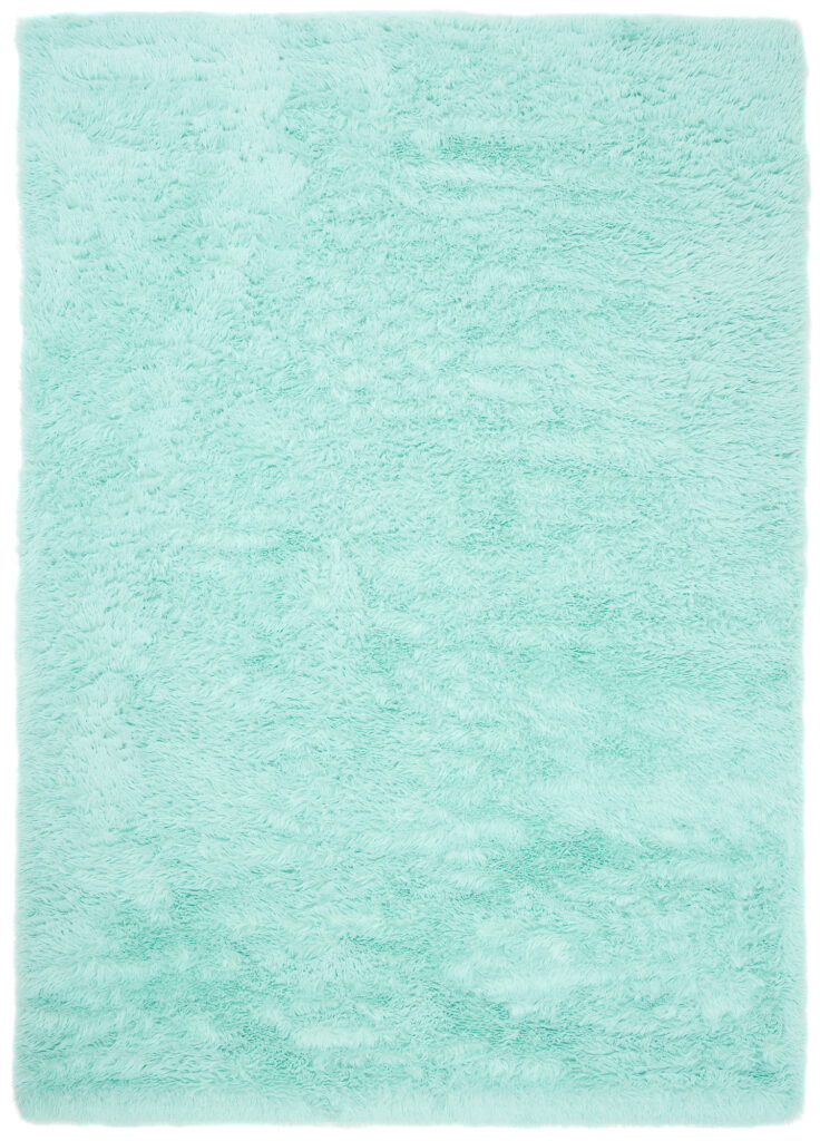 Vloerkleed Silk Antislip Shaggy Mintgroen