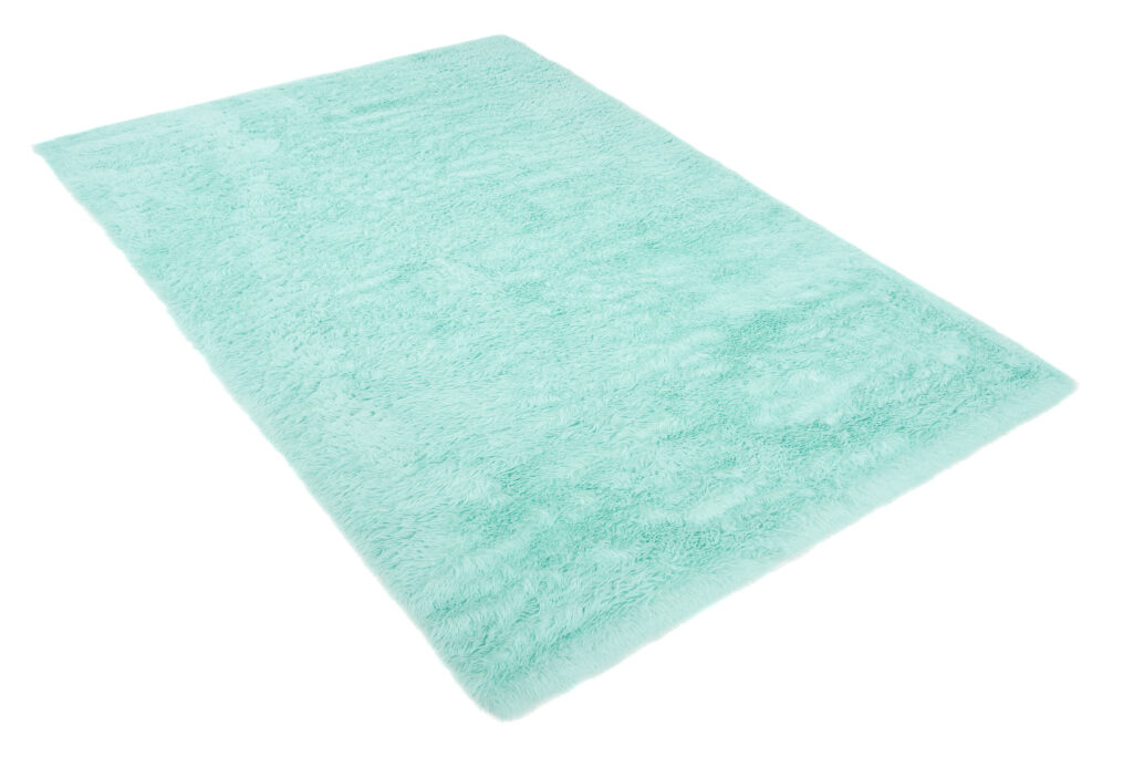Vloerkleed Silk Antislip Shaggy Mintgroen