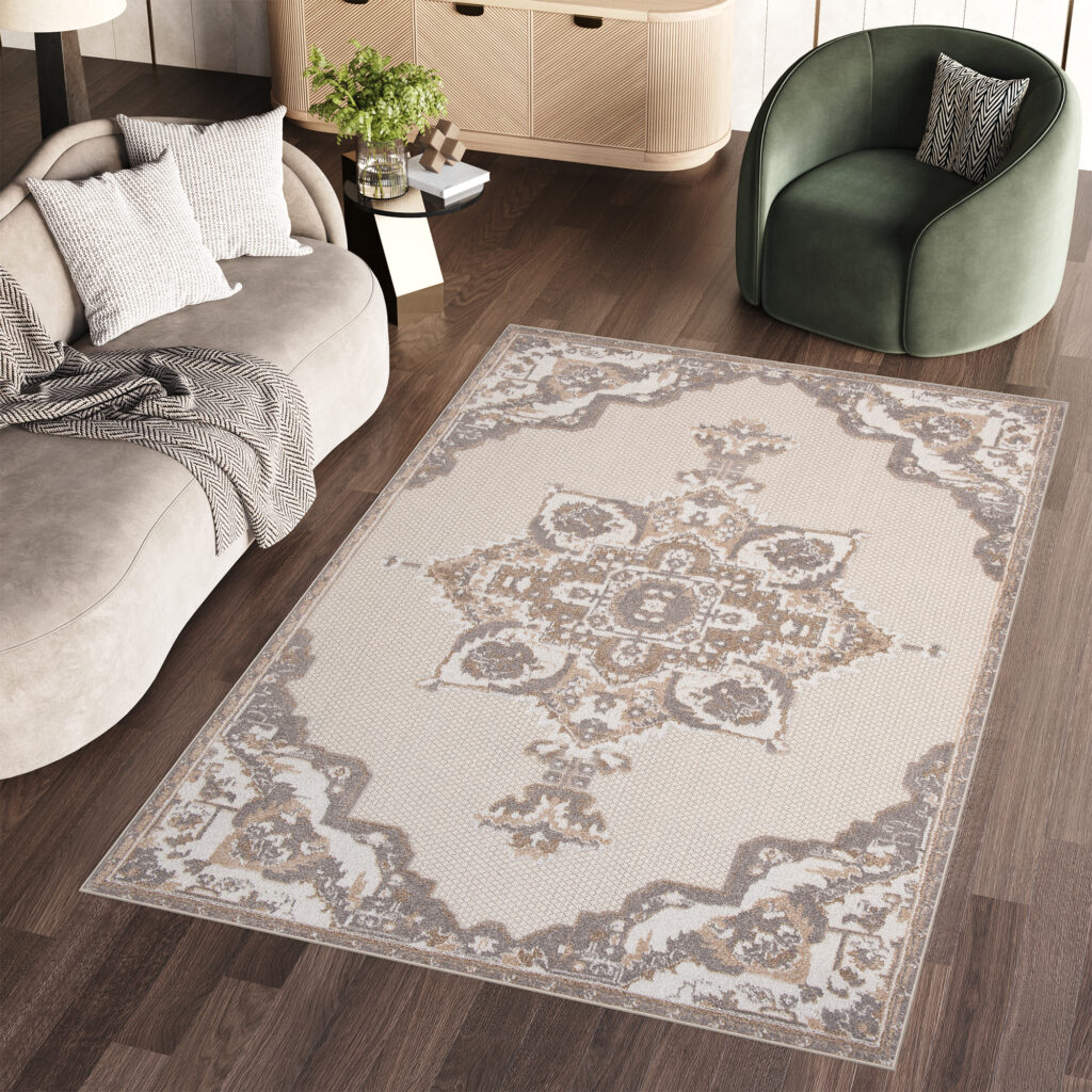 Buitenkleed Patio Creme Beige Vintage