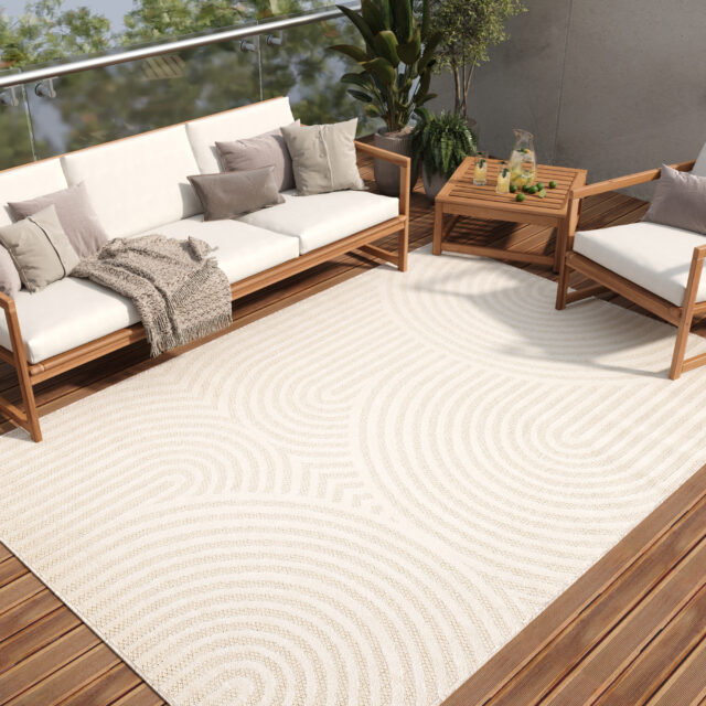 Buitenkleed Patio Creme Modern