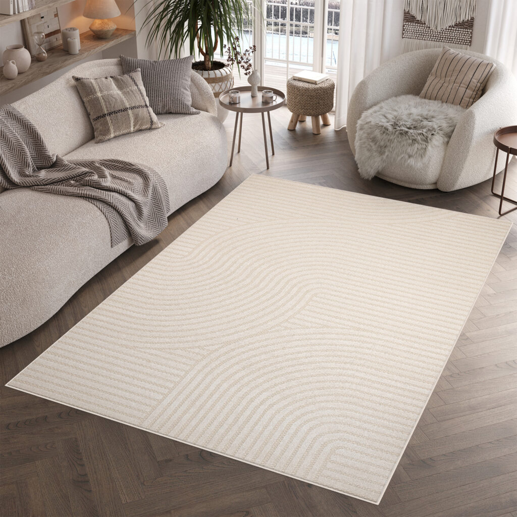 Buitenkleed Patio Creme Lijnen