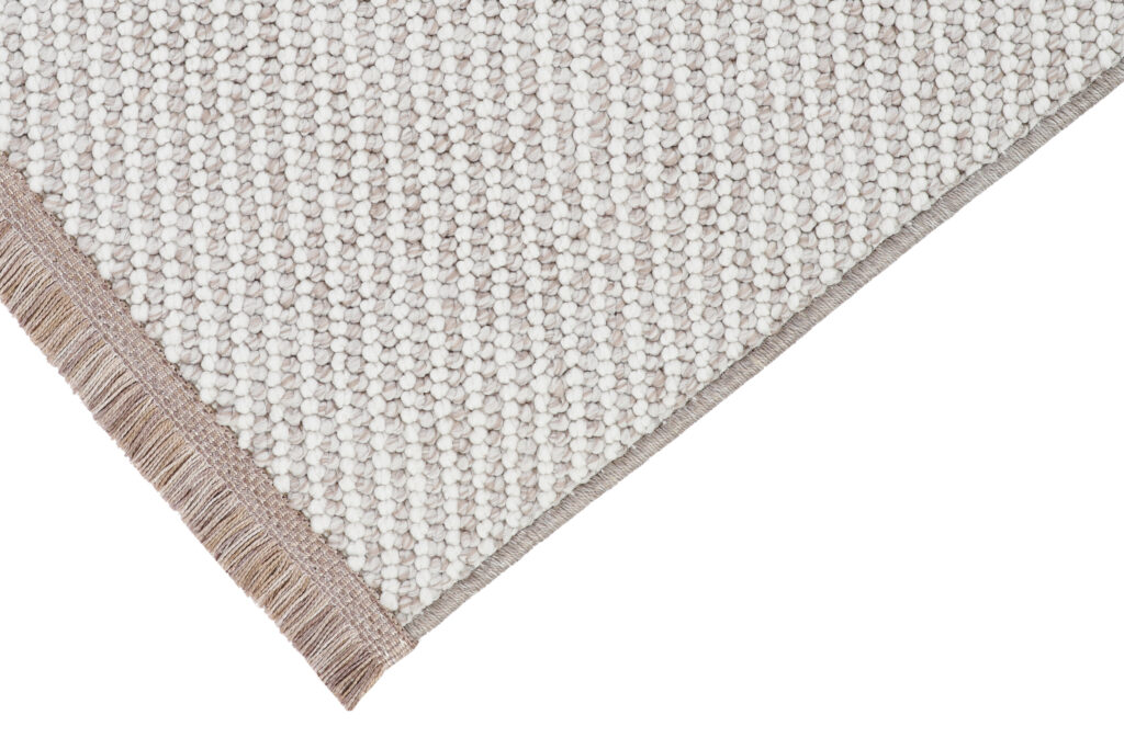 Vloerkleed Agra Beige Modern met Franjes