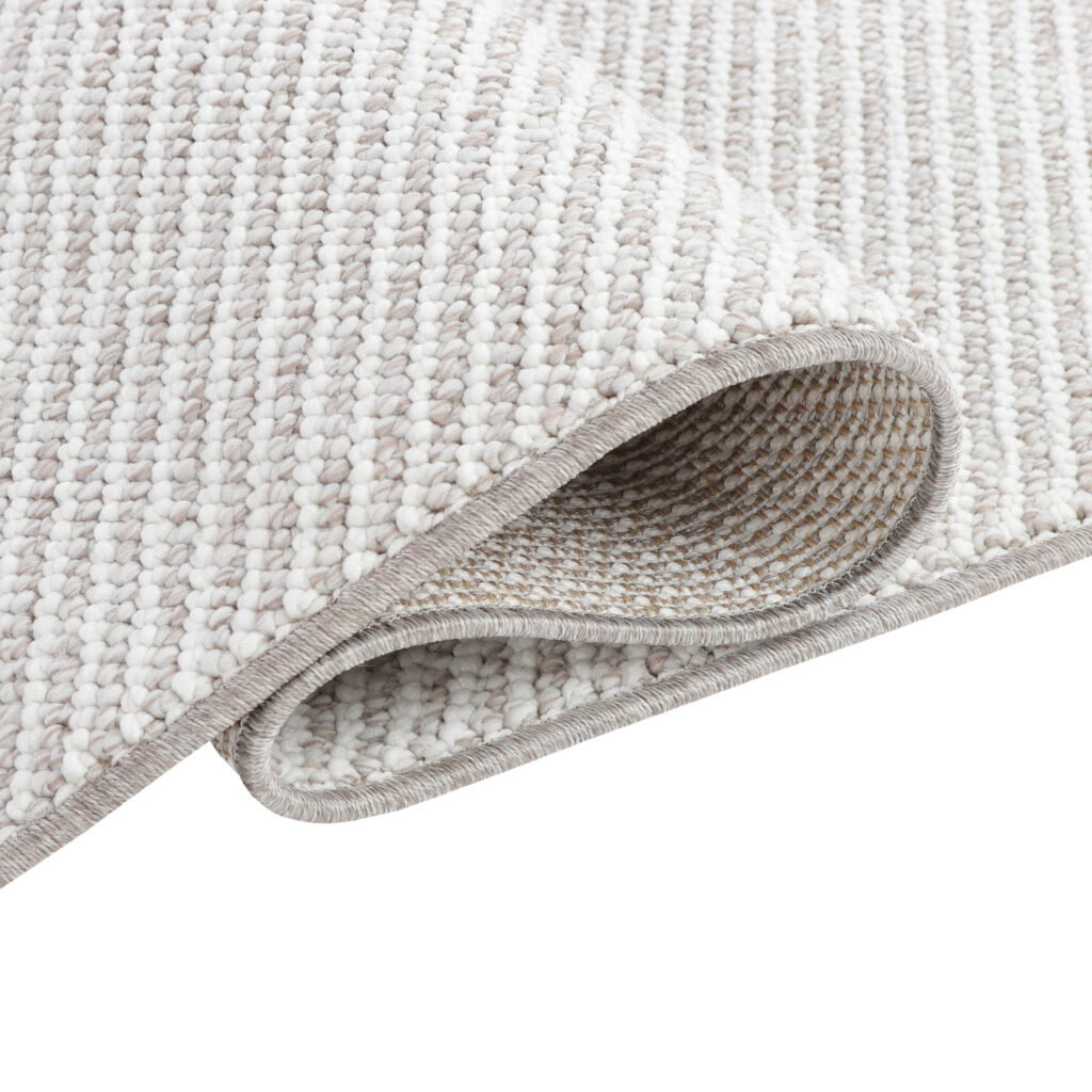 Vloerkleed Agra Beige Modern met Franjes