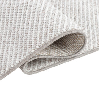 Vloerkleed Agra Beige Modern met Franjes