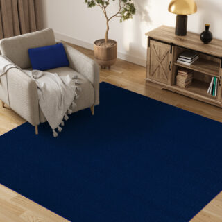 Vloerkleed Mono Vierkant Indoor Outdoor Marineblauw