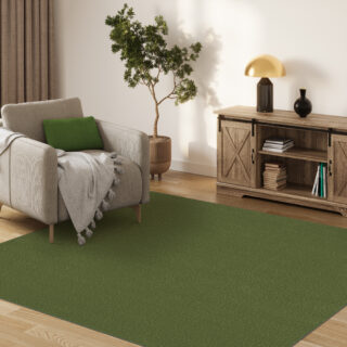 Vloerkleed Mono Vierkant Indoor Outdoor Groen