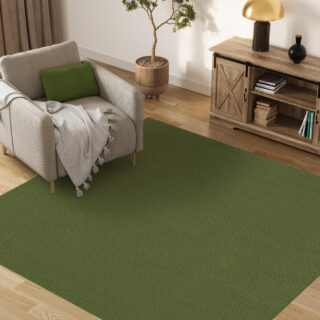Vloerkleed Mono Vierkant Indoor Outdoor Groen
