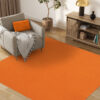 Vloerkleed Mono Vierkant Indoor Outdoor Oranje