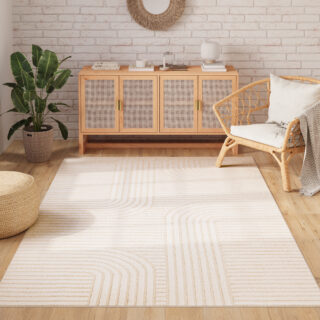 Buitenkleed Patio Creme Geometrisch
