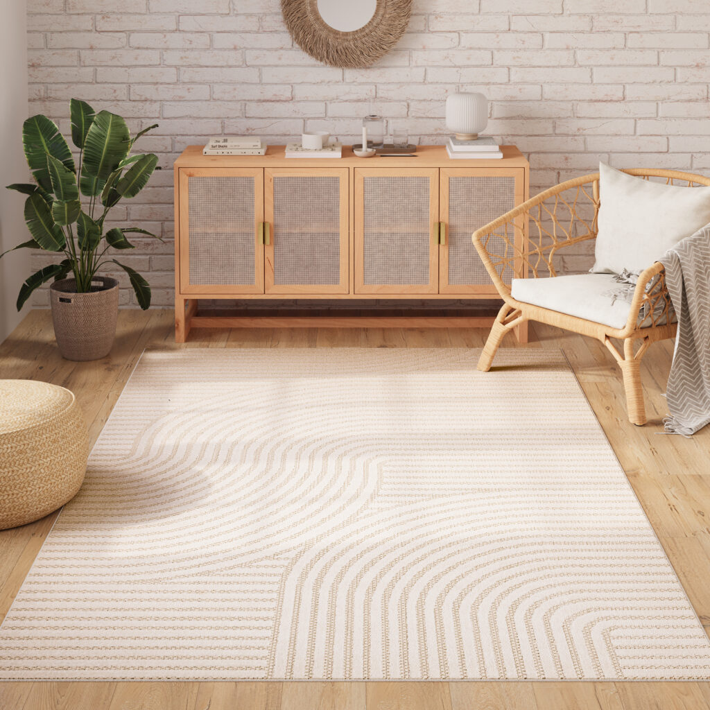 Buitenkleed Patio Creme Lijnen